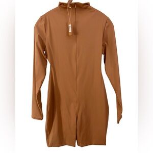 Skims Brown Long Sleeve Bodysuit
